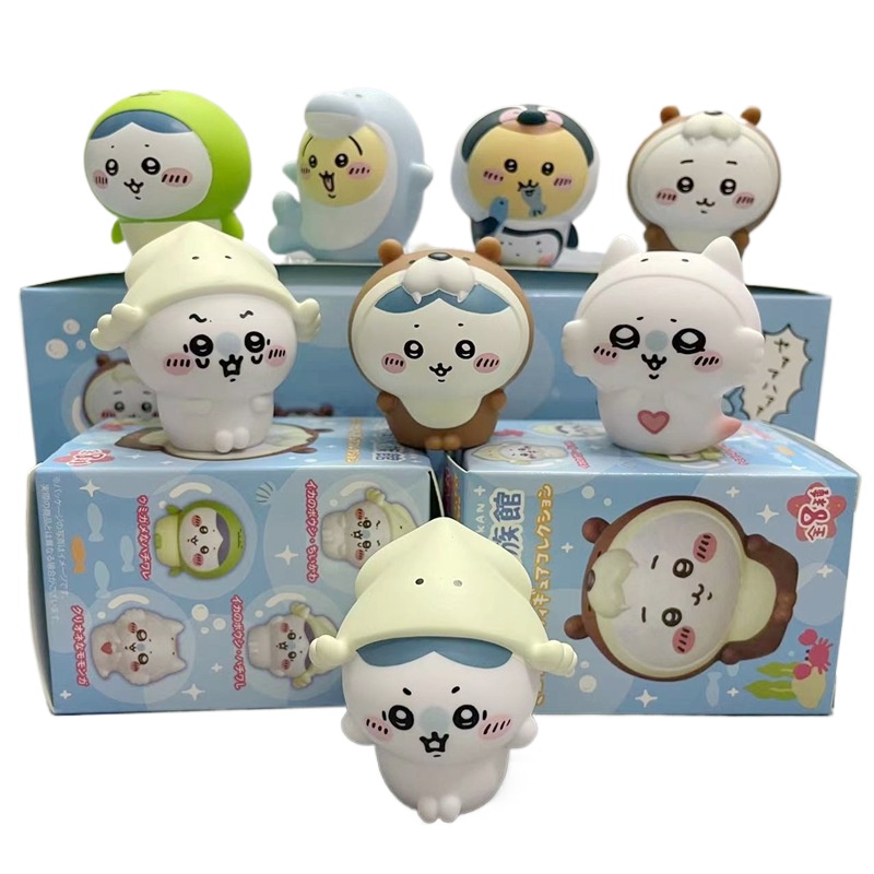 Marine Aquarium Aquascape - 8 Stück/Box Kawaii Chiikawa Aquarium Blind