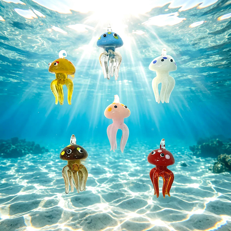 Glas Quallen Anhänger Mini Bun – Marine Life Aquariums Bewertung und Preis