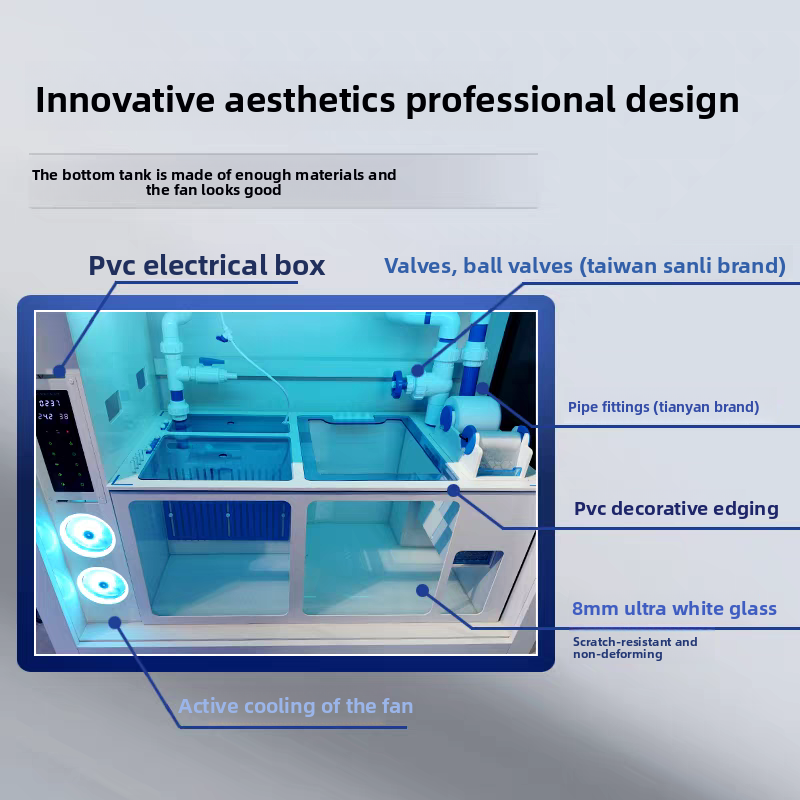Luxus-Ultra-Weißglas-Salzwasse – Marine Aquarium With Sump Bewertung und Preis