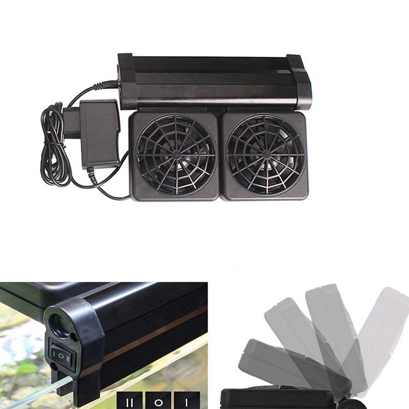 1/2/3/4 Aquarium-Lüfter Kühlge – Marine Aquarium Aquascape Bewertung und Preis